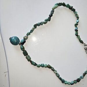 Elegant Green Stone Necklace